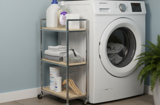 What Actually Fits Inside Slim Rolling Carts Between Washer and Wall