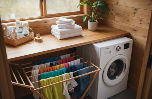 Tiny Home Laundry Solutions That Actually Work for Daily Routines