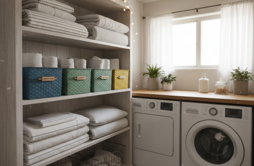 How to Store Bulky Towels and Bedding When Your Laundry Area Is Extremely Small